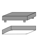 Nordstrand Home Laken barneseng - 70x160x15 cm - 100% bomull - Antrasittgrå jerseylaken -