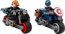 LEGO 76260 Svart Widow og Captain Americas motorcykler