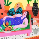 Cépé À La Maison Plakat Plakat / 70x70cm 