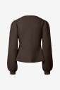 pieces   Kardigan pcSilly LS Puff Knit Cardigan   Brun