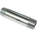 5 stk 1/2" x 100 mm lang nippel i metall, forkrommet