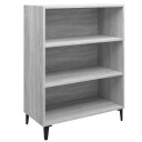 vidaXL Skjenk grå sonoma 69,5x32,5x90 cm konstruert tre