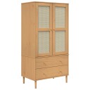  Garderobe SENJA rotting utseende brun 90x55x175 cm heltre furu