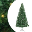  Kunstig juletre med 300 LED grønn 300 cm PVC og metall og plast
