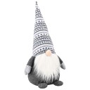 vidaXL Julegnom Grå 45 cm Polyester