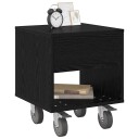  Nattbord Svart Eik 40,5 x 40 x 48 cm Konstruert tre