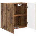 vidaXL Vegghengt skap Gammelt tre 59 x 31 x 60 cm Konstruert tre
