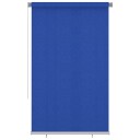 vidaXL Utendørs rullegardin 140x230 cm blå HDPE