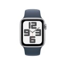 Apple Watch SE 2nd Gen 40mm GPS (Silver Alu/Storm blue sport band S/M)