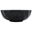 vidaXL Vask 46x17 cm keramikk svart