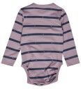 Hummel Body I/e   hmlMini   Stripete Bee   Sea Tåke   Hummel   1½ år (86)   Langermet Body Blå Lilla Marineblå