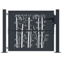  Hageport antrasitt 105x80 cm stål bambusdesign