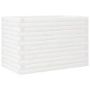  Plantekasse hvit 70x40x46 cm heltre furu