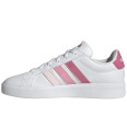 Adidas Performance Sko Grand Court 3.0 J Ftwwht/Pnkfus/Blipn Performance 36 2/3 Sko Hvit Rosa