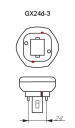 PLT kompaktlysrør 26W 830 Gx24d 3 2 pin 3000K   Unison