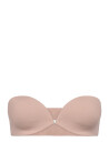 Calvin Klein Front Clasp Pu Strapless Beige S