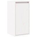 vidaXL Veggskap hvit 30x30x60 cm heltre furu