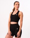 LEVITY Phase Seamless Bra Black Melange S