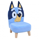 Bluey Blå Plysjstol 920055