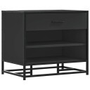  Skobenk svart 60x40x53,5 cm konstruert tre og metall 8721102842788