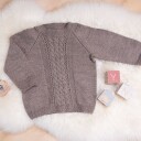 Bluum Strik Strikkegenser Flette - garnpakke i Bluum Pure Eco Baby Wool