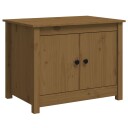vidaXL Salongbord brun 71x49x55 cm heltre furu