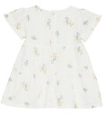 Minymo Kjole   Snow White m. Blomster   Minymo   74   Kjole   Hvit