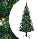  Kunstig Forhåndsopplyst Juletre grønn 210 cm PVC og metall