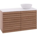 Linn Bad Selma underskap 120x45,7 cm høyre eik