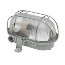 Skottlampe, utevegg, E27, grå, IP44