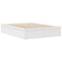  Sengeramme uten madrass hvit 140x190 cm heltre furu 8721102672804