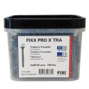 FIXX Pro X’tra Treskrue 5 mm, utvendig C4 120 mm (gjenge 70 mm), 500-pakning