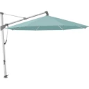 Glatz Sombrano S+ fritthengende parasoll 400 cm anodisert aluminium Kat.4 417 Ocean