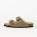 Joggesko Birkenstock Arizona Shearling Suede Leather/ Fur Taupe EUR 46