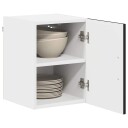  Kjøkkenskap med hylle Svart 30 x 31 x 40 cm Konstruert tre