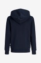 Jack & Jones Junior   Hettegenser Jjelogo Sweat Zip Hood 2 Col Aw26 S   Blå