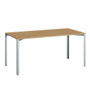 +Halle Grid bord 80x160 Eik/ Blå Sink