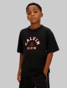 Calvin Klein Varsity Graphic T Shirt S/S   Black   152