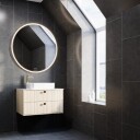 Svedbergs Myre Toppmontert servant 50x36 cm, u/blanderhull, Latte