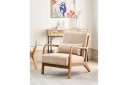 Lenestol Skovde   Beige lyst tre