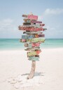 Beach Sign Plakat Plakat / 100x150cm