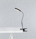 Flex Clip Skrivebordslampe Sort