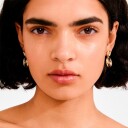Pilgrim Air Earrings Gold Plated   Gold   ONE SIZE