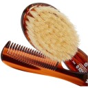 Kent Brushes Soft Natural Bristle Baby Brush and Comb Set