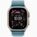 Apple Watch Ultra 3 GPS + Cellular 49mm Natural Titanium Case with Light Blue Alpine Loop   Small