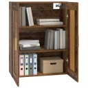 vidaXL Veggskap Veggmontert Gammelt tre 69,5 x 34 x 90 cm
