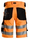 Snickers Workwear 6136 Shorts varsel, oransje/svart 44, Klær