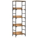 Bokhylle artisan eik 50x33x153 cm konstruert tre
