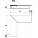2 stk FLADVINKEL WDK 80/170 LG