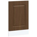  Oppvaskmaskin panel Kalmar brun eik 45x1,5x67 cm konstruert tre 8721158420008